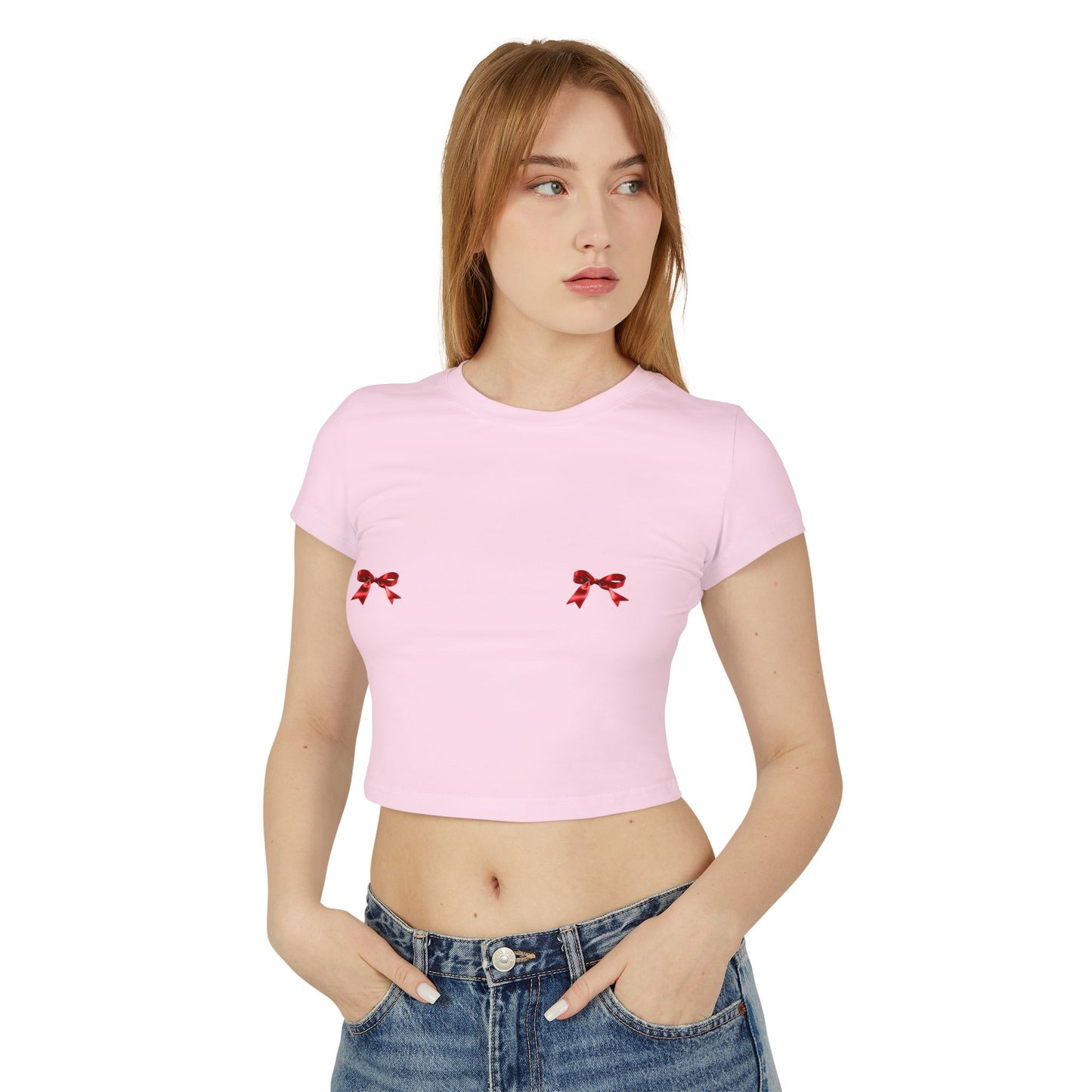 Red Bows Baby Tee