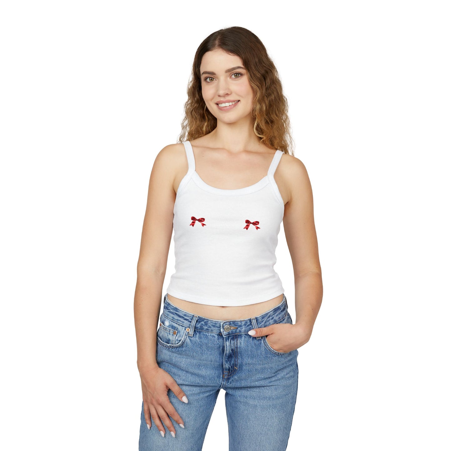 She Is The Gift Spaghetti Strap Tank Top