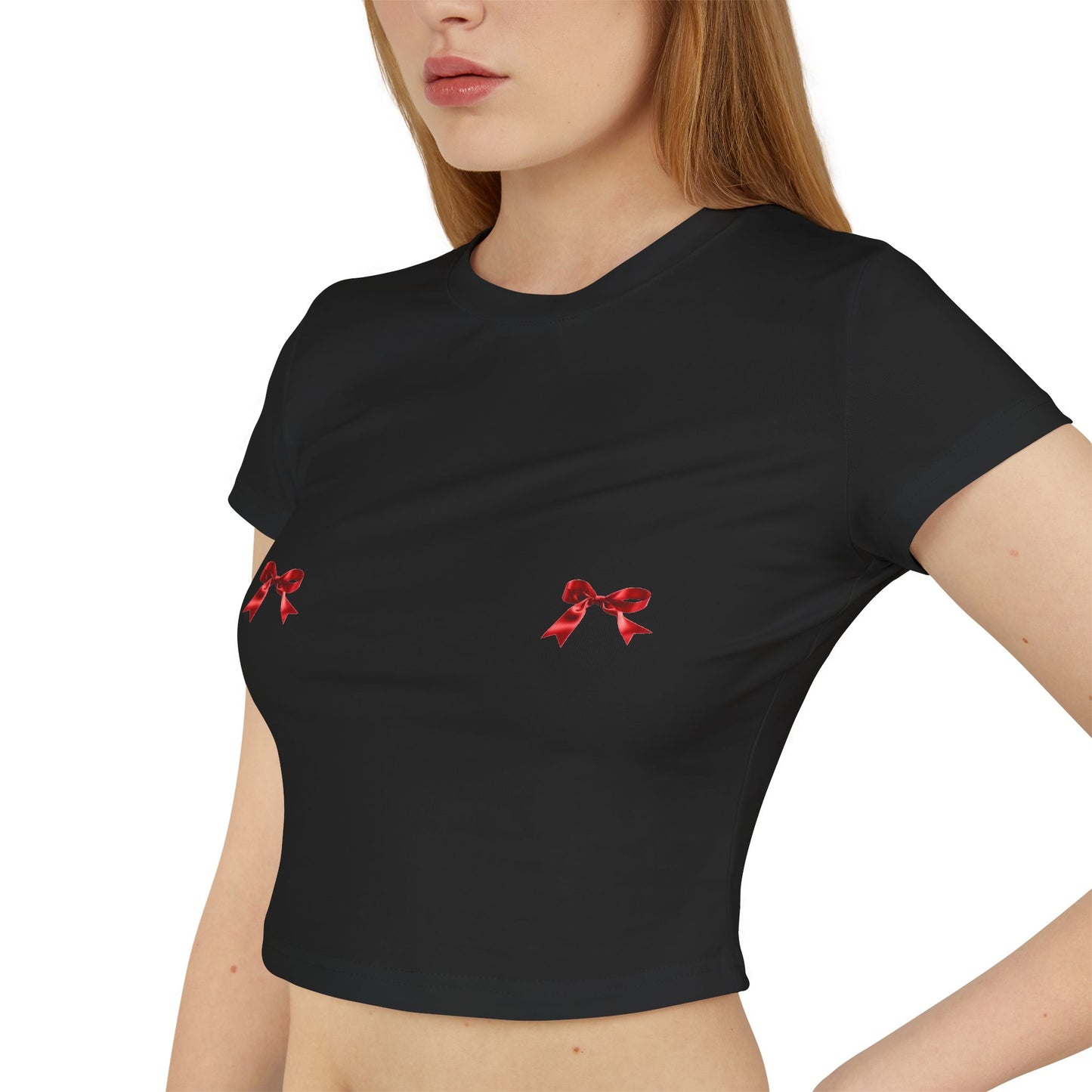 Red Bows Baby Tee